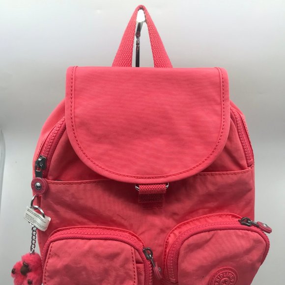 Kipling Pink Nylon Backpack main image 8